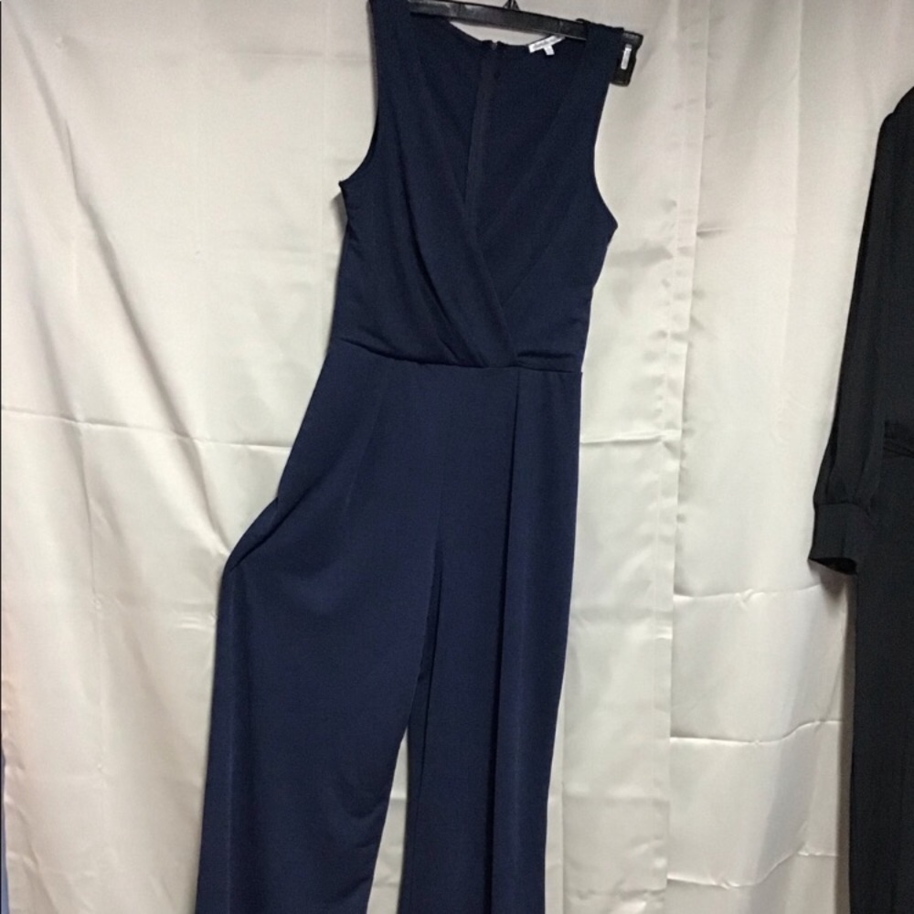 NWT navy wide leg jumpsuit